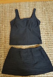 Lands End Tankini and Swim Mini Bottom